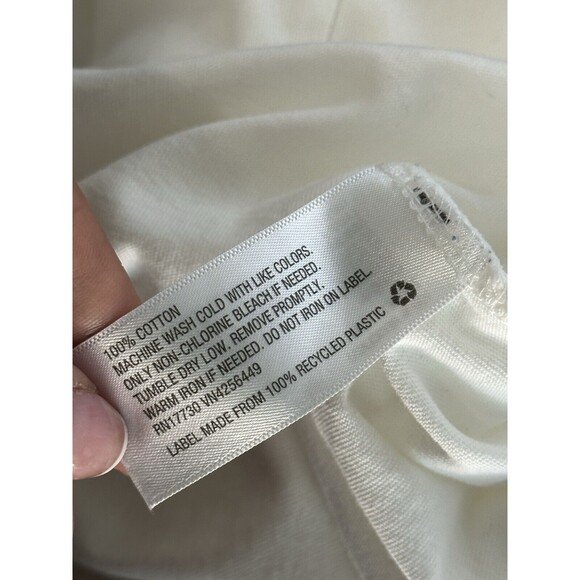 Good Fellow Mens XL White Crew Neck Comfortable Soft Standard Cotton Short - Picture 3 of 5